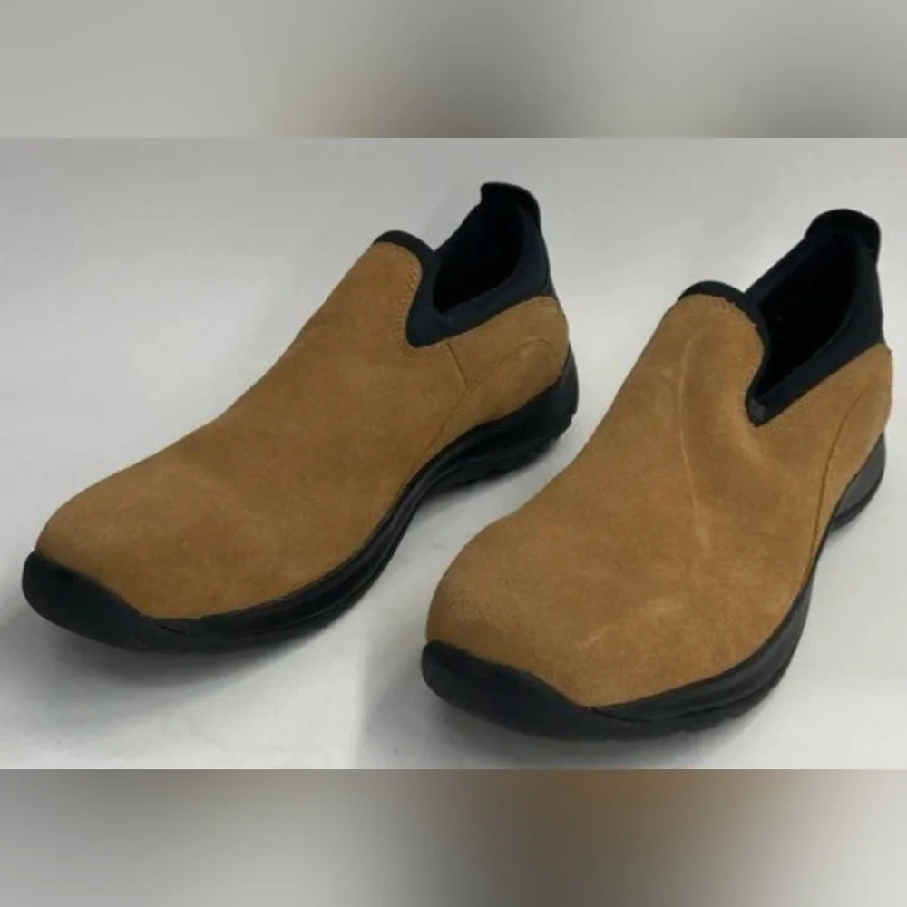 Lands' End All Weather Slip-on Suede Moc Shoes Men's Size 11 M MSRP $99.95